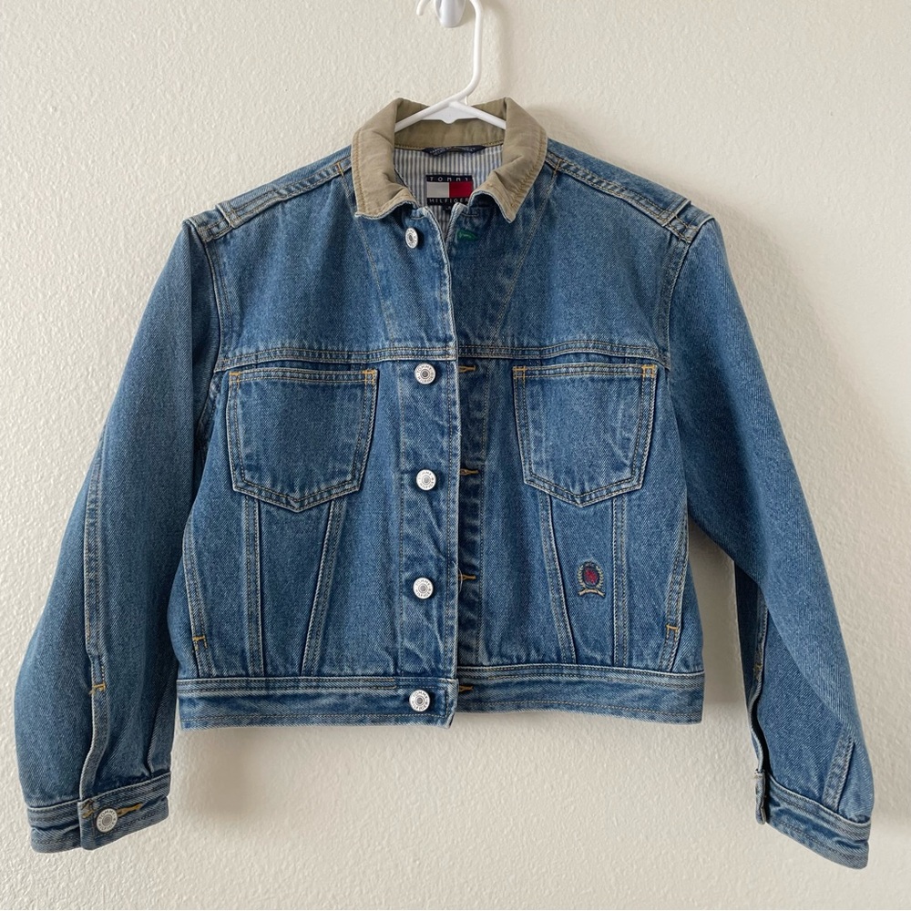 Vintage 90s Tommy Hilfiger Denim Jean Jacket size S